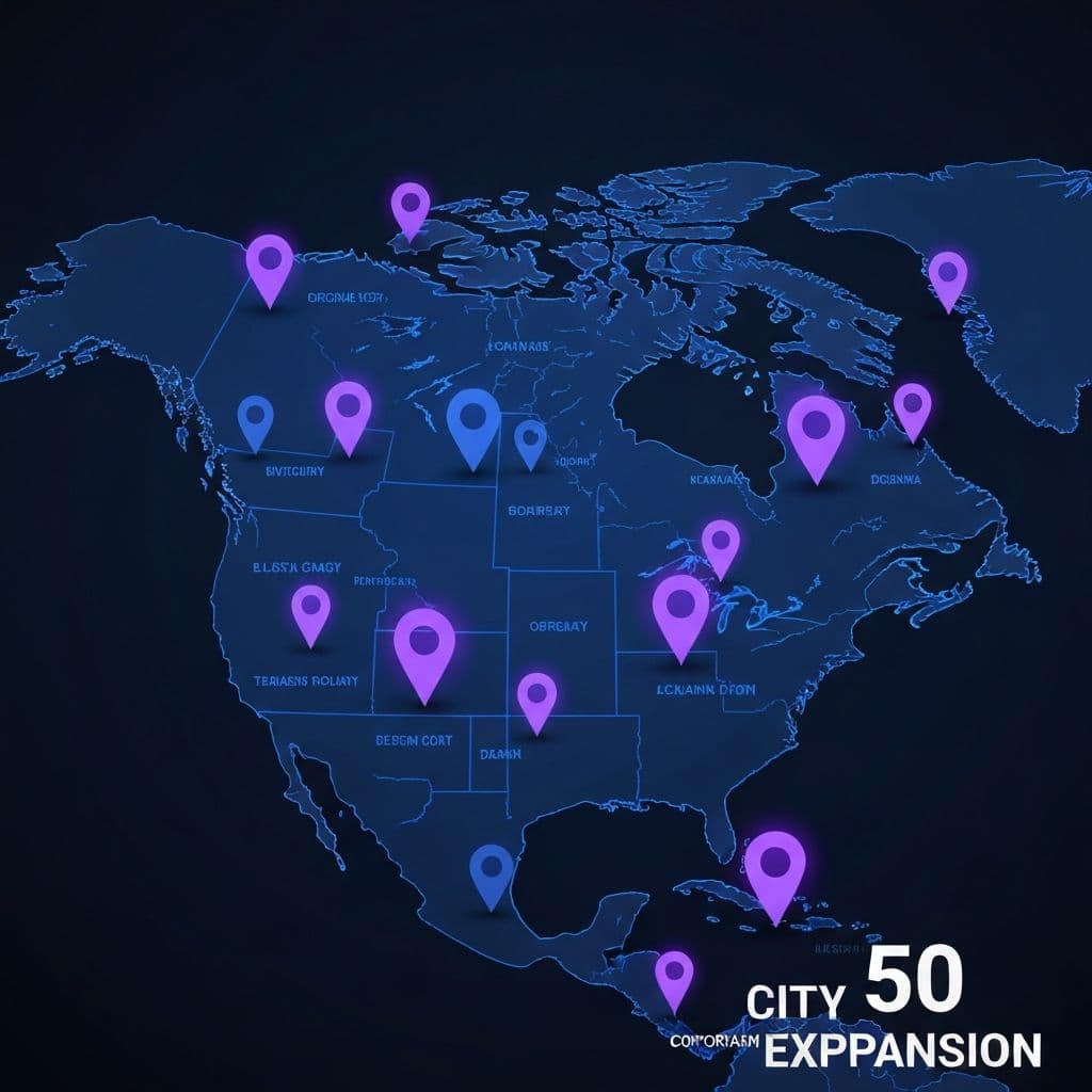RideFlow Expands to 50 New Cities Across North America
